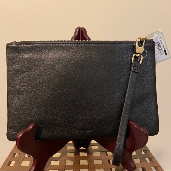 Fossil Black Multi-Colored Clutch/Wristlet - Picture 2 of 4